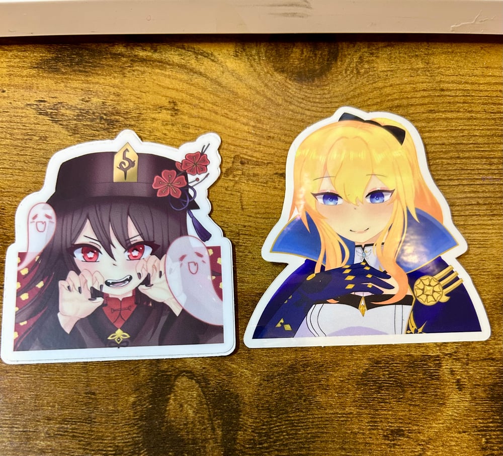 Image of genshin stickers