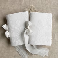 Image 1 of Elysea wedding vow book set of 2 - 1 his vows + 1 her vows