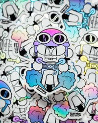 Holographic Scooter Bopper Sticker