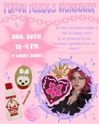 Image 2 of Punch Needle Workshop Ticket!