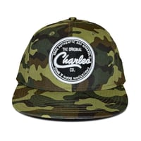 Image 1 of The Cap with the Map™ –Woodland Camo