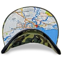 Image 2 of The Cap with the Map™ –Woodland Camo