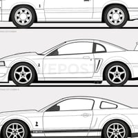 Image 5 of Ford Mustang Generations Evolution Poster