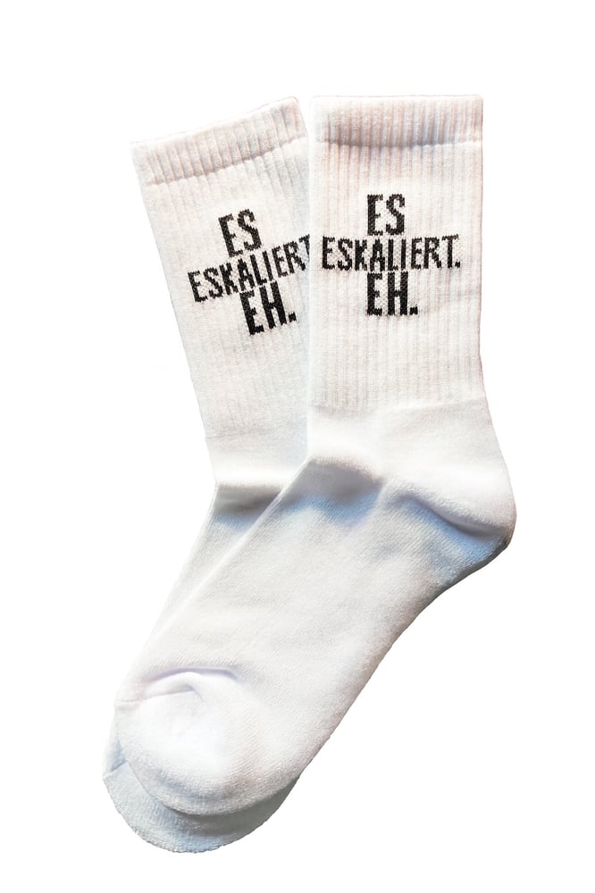 Image of Robinson Bar "Es Eskaliert Eh" Socken (new sizes available)