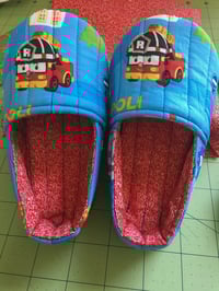 Image 1 of The HONEY BUNNY SLIPPERS Sewing Pattern Kids (Children) - PDF Download