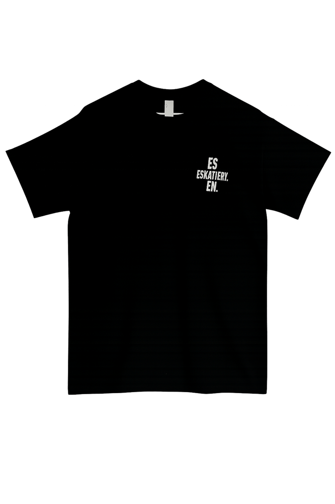 Image of Es Eskaliert Eh Quickstrike T-Shirt by Robinson Bar (all black)