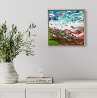 Image 2 of 'Coastal no.63' - 30x30cm, FRAMED