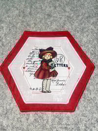Image 2 of Hexi Love Mug Rug & Coaster Sewing Pattern