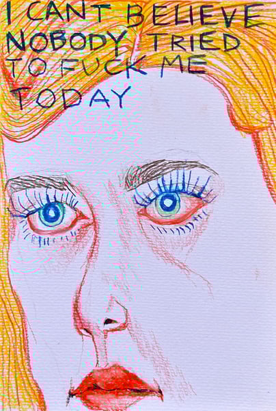 Image of LIMITED EDITION LARGE 'IS THIS WHAT U WANTED?' PRINT 