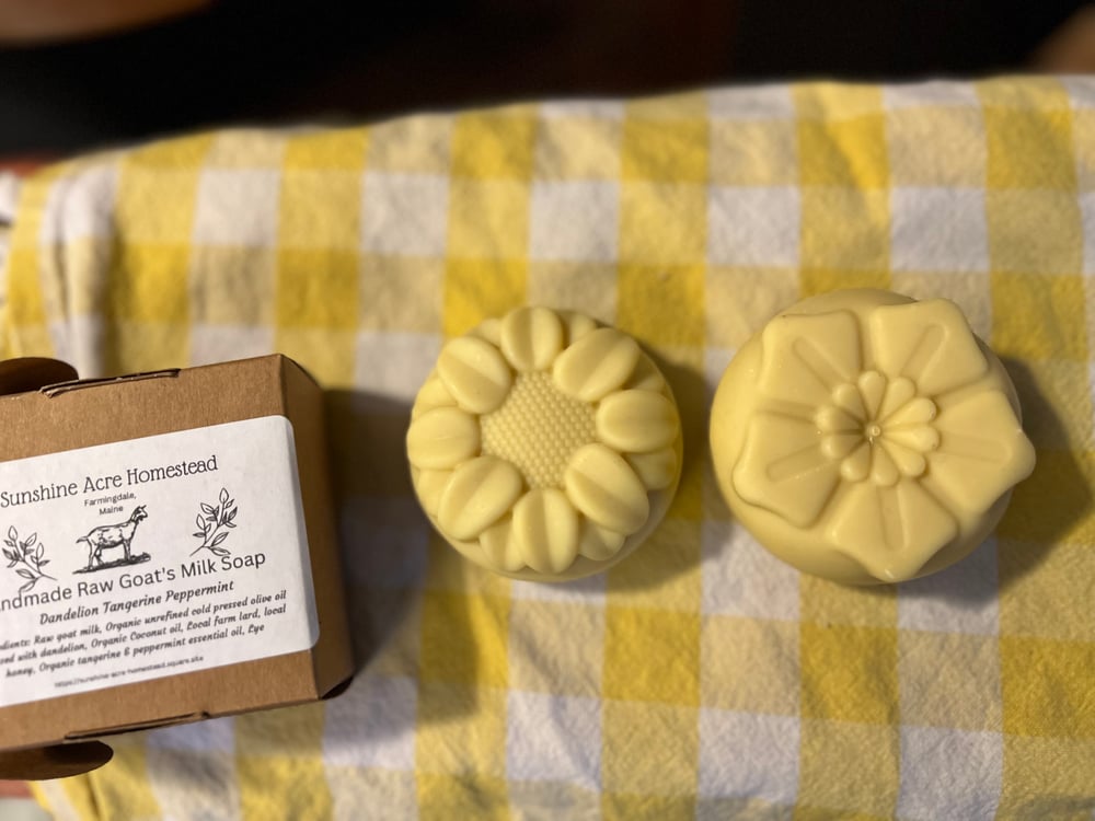 Image of Raw Goat Milk Soap- medium 