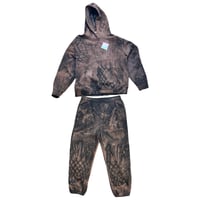 Image 1 of Mocha Coffee Cozy UP Track Suit Adult Large
