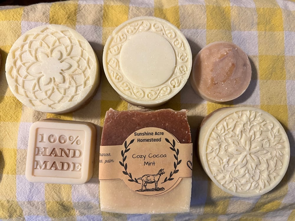 Image of Raw Goat Milk Soaps- large