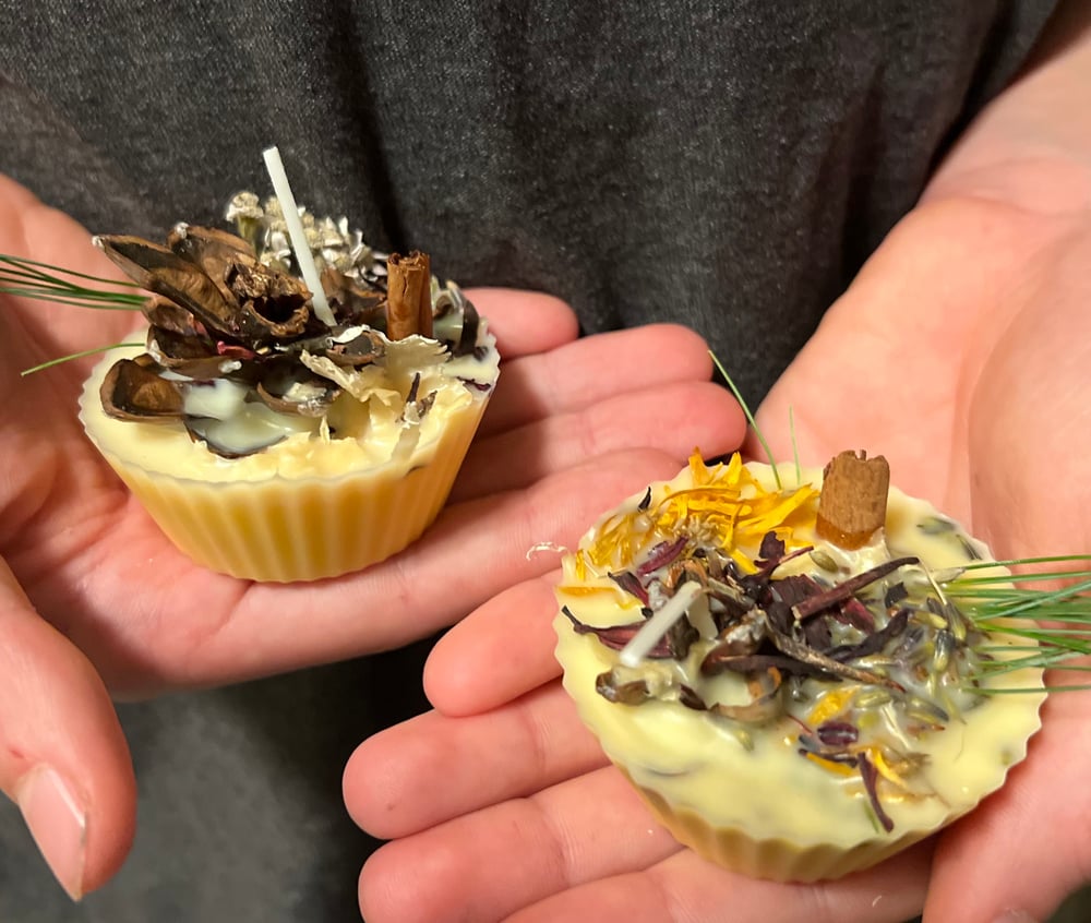 Image of Organic Tallow & Beeswax Firestarters