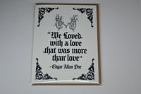 Image 1 of Edgar Allan Poe Gothic Romantic Card