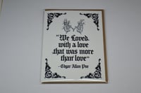 Image 3 of Edgar Allan Poe Gothic Romantic Card