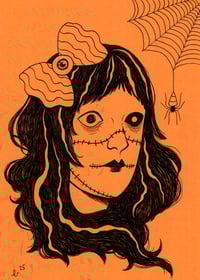 Image 3 of halloween warm-up drawings