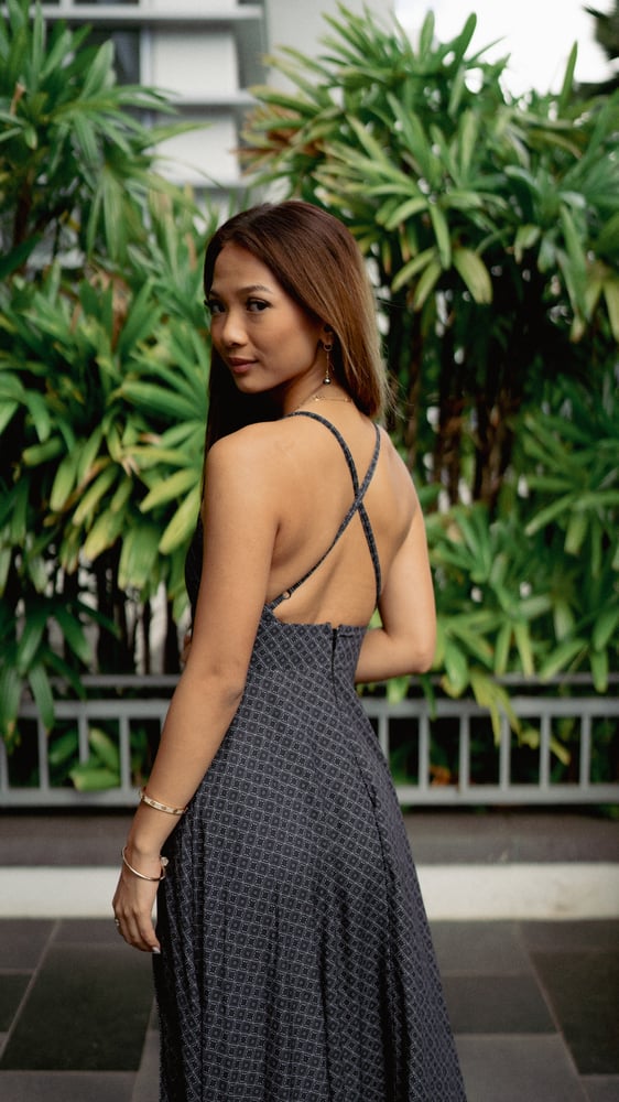 Image of Kyoshi Black Wrap Dress 