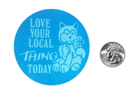 Image 2 of Love Your Local Thing Today Sticker 