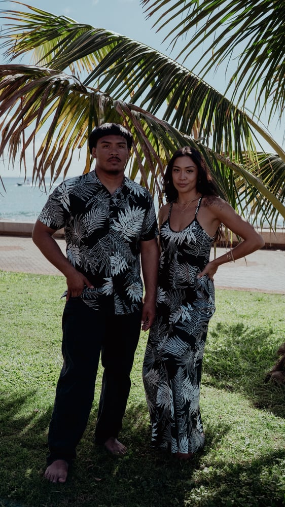 Image of Hapu'u Black Maxi Dress  