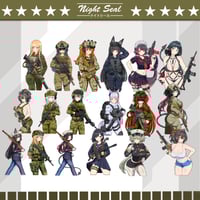 Tactical WAIFUS / Sticker Bundle 