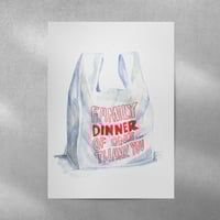 ‘Family Dinner of One…’ Illustration 