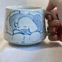 Image 3 of Tucked in Blue Mug