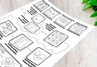 Image 2 of Affirmations Printable and Coloring Page