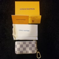 Image 2 of LV Key Pouch White