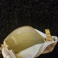 Image 7 of LV Key Pouch White