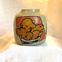 Image 1 of Skateboarders Vase