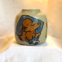 Image 2 of Skateboarders Vase