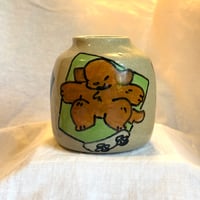 Image 3 of Skateboarders Vase