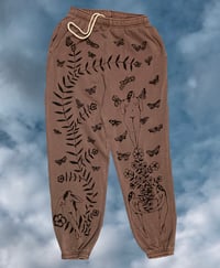 Image 1 of "Butterfly Flowers" sweatpants Large