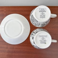 Image 4 of Gustavsberg Domnarvet Tea Cups with Saucers