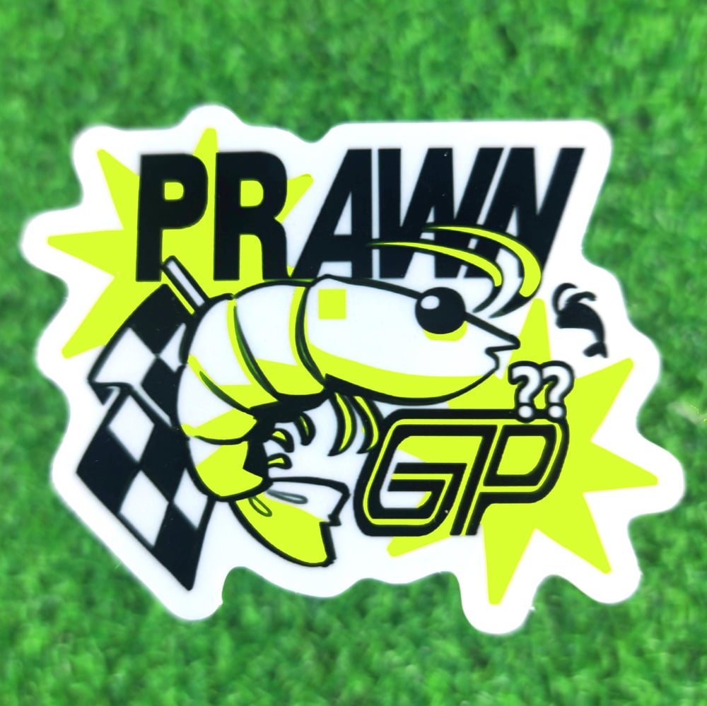 Image of Prawn GP Die Cut Sticker