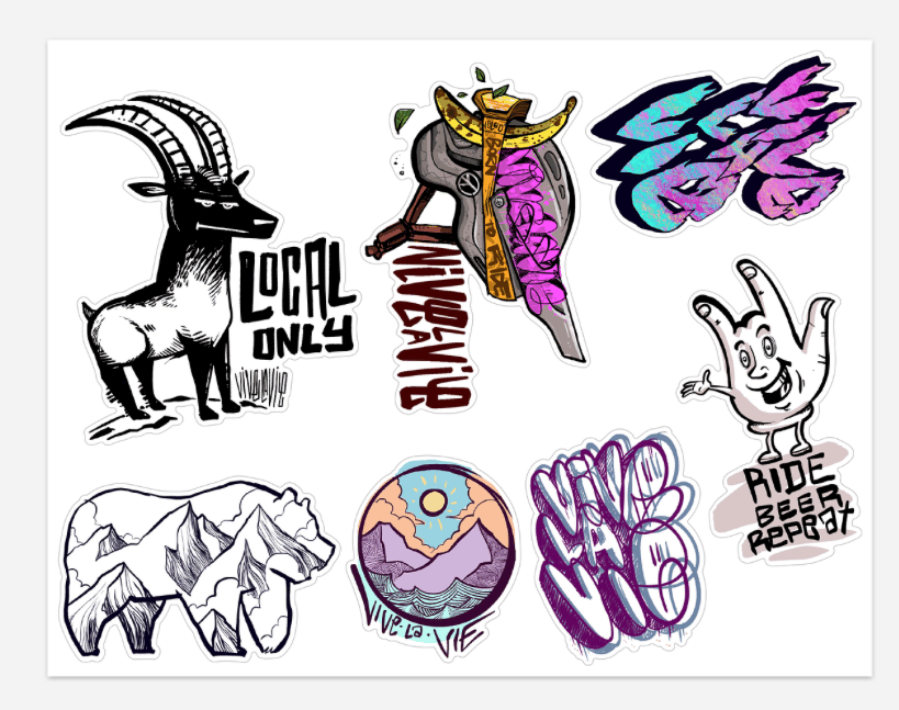 Image of sticker plank VLV 2026