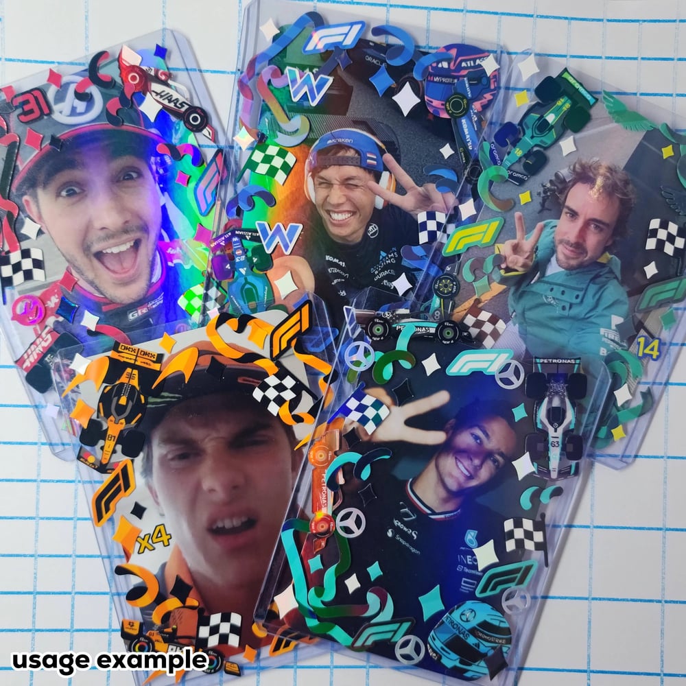 Image of Ferrari F1 Deco Sticker Sheet 2025