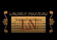 Postal tattoo voucher 