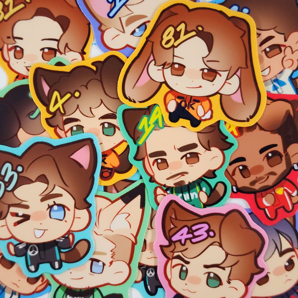 Image of F1 Driver Sticker Packs [UPDATED]