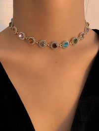 Image 1 of BIJOUX - Collier Strass Décor Tour de cou