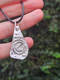 Image 5 of Mens Necklace - swirl of silver 