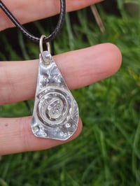 Image 10 of Mens Necklace - swirl of silver 