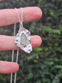 Image 2 of Mermaid Treasure - Rustic Cornish Seaglass Necklace 