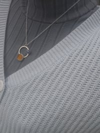 Image 15 of Zest! Orange Cornish Seaglass & Kyanite Gemstone 