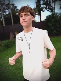 Image 1 of White Muay Thai Menace Tee