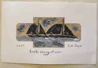 Image 1 of Boats racing at sea by Bill Payne