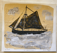 St Ives Lugger by Bill Payne