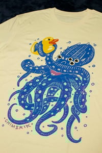 Image 1 of CHOUPI KRAKEN // T-shirt natural raw