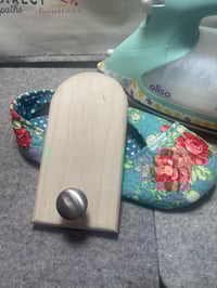 Quilters Rounded Sewing Clapper  * Solid Hardwood MICHIGAN MADE