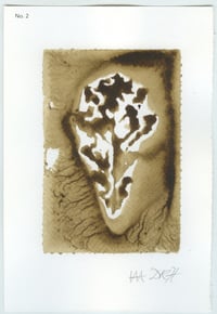 Image 2 of BEUYS' ACORNS Gall Ink Leaf Prints (set 2) 2025